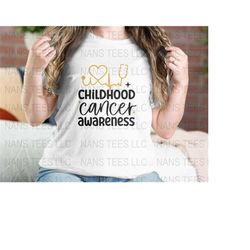 childhood cancer awareness-01 | childhood cancer awareness graphic clipart | svg png dxf eps jpg | instant digital downl