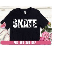 Skate Sport Design Png Eps Svg Dxf Printing Sublimation Tshirt Digital File Download