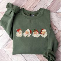Cute Santa Claus Sweatshirt, Christmas sweater, Santa Claus sweater, funny Christmas sweatshirt, Christmas Gifts for her