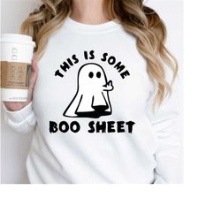 Funny Halloween svg, Ghost svg, Halloween shirt svg, Boo svg, Boo sheet svg files for Cricut png dxf files, Halloween sv