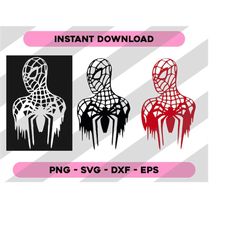 Spiderman svg, Spiderman decoration, Cutting Files, Cricut, Silhouette, Instant Download, Spiderman Inspiration Svg, Dxf