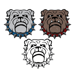 Bulldog SVG, PNG, PDF, Bulldog Face SVG design, Layered Bulldog svg
