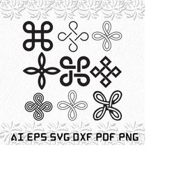 Bowen Knot Symbol svg, Bowen Knot svg, Bowen, Knot, Symbol, SVG, ai, pdf, eps, svg, dxf, png