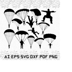 Paratrooper svg, Paratroopers svg, comando svg, military, army, SVG, ai, pdf, eps, svg, dxf, png