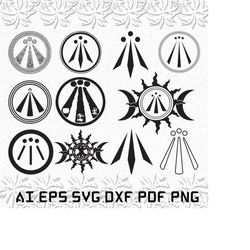 Awen Symbol svg, Awen Symbols svg, Symbols svg, Awen, Symbol, SVG, ai, pdf, eps, svg, dxf, png