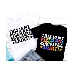 This is my field day survival Shirt SVG, Field Day Svg, Retro School Game Day, Field Day Teacher Shirt, Svg Files for Cr