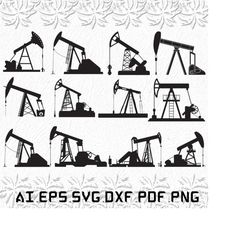 Oil Pump svg, Oil Pumps svg, Oil svg, Pump, gas, SVG, ai, pdf, eps, svg, dxf, png