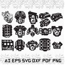 Engine Block svg, Engine Blocks svg, Garden svg, Engine, Block, SVG, ai, pdf, eps, svg, dxf, png