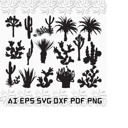 Cactus Tree svg, Cactus Trees svg, Cactus svg, Trees, Tree, SVG, ai, pdf, eps, svg, dxf, png