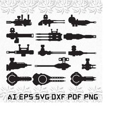 Spaceship Weapons svg, Spaceship Weapon svg, Game svg, Spaceship, Weapons, SVG, ai, pdf, eps, svg, dxf, png