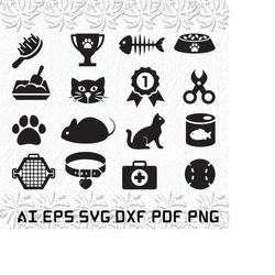 Cat Icon svg, Icons svg, icon svg, cat, pet, SVG, ai, pdf, eps, svg, dxf, png