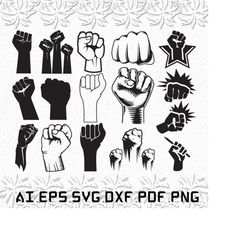 Fist svg, Fists svg, Pride svg, Punch, Hit, SVG, ai, pdf, eps, svg, dxf, png