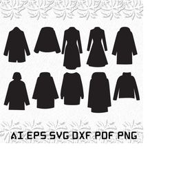 Winter Coat svg, Winter Coats svg, Winter svg, Coats, Fantasy, SVG, ai, pdf, eps, svg, dxf, png