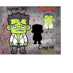 Layered SVG Baby Monster for Cricut, Horror Svg, Vinyl File, Ghost svg and png, Horror Movie svg png