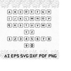 Alphabet Blocks svg, Alphabet Block svg, Alphabet svg, Alphabet, Blocks, SVG, ai, pdf, eps, svg, dxf, png