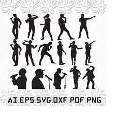 Singer Man svg, Singer svg, man svg, Love, Music, SVG, ai, pdf, eps, svg, dxf, png