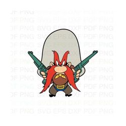 yosemite_sam_Tweety_and_Sylvester Svg Dxf Eps Pdf Png, Cricut, Cutting file, Vector, Clipart - Instant Download