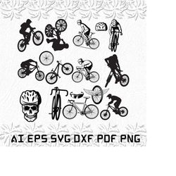 Jump Mountain Bike svg, Bike svg, Jump svg, Mount, Cycle, SVG, ai, pdf, eps, svg, dxf, png