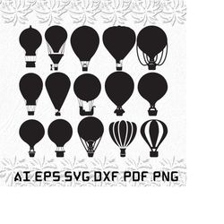 Hot Air Balloon svg, Hot Air Balloons svg, Hot Air svg, Air Balloon, air, SVG, ai, pdf, eps, svg, dxf, png