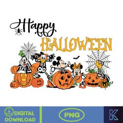 Halloween Cartoon Mouses Png, Scary Mouses And Friend Png, Boo Crew Png, Halloween 2023 Png