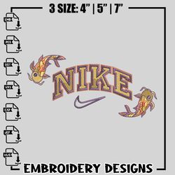 Nike fish Logo embroidery design, Nike fish embroidery, nike design, Embroidery shirt, logo shirt, Digital download.