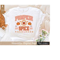Pumpkin Spice PNG, Fall png , Pumpkin png sublimation design , autumn png , preppy, university, basic, Sublimate, cute,