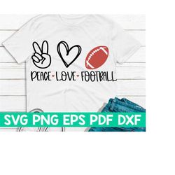 Peace Love Football svg,Peace Love cut file,Peace Love quote,Peace Love saying,Peace Love cricut,Peace Love shirt svg