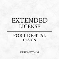 Commercial License: 1 Design