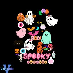 Funny Halloween Boo Spooky Ghost SVG Graphic Design File