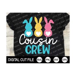Easter Cousin Crew Svg, Easter Svg, Kids Shirt Design, Cousin Crew Svg, Easter Bunny Svg, Cousin Crew Clip Art, Spring,