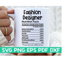 Fashion designer Nutrition Facts svg,Fashion designer Nutritional Facts svg,Fashion designer shirt svg,Gift for Fashion