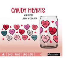 candy hearts can glass svg,valentine day svg, hearts glass cup svg ,heart beer can glass svg ,heart cup svg,digital down