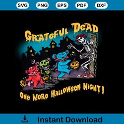 Grateful Dead One More Halloween Night PNG Download
