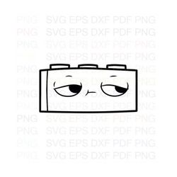 Unikitty_Richard Outline Svg Dxf Eps Pdf Png, Cricut, Cutting file, Vector, Clipart - Instant Download