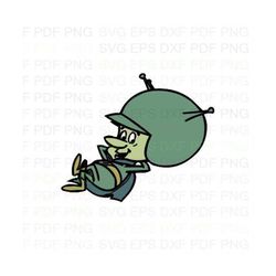 The_Great_Gazoo_The_Flintstones Svg Dxf Eps Pdf Png, Cricut, Cutting file, Vector, Clipart - Instant Download