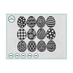 Easter Egg SVG | Easter Eggs SVG | Easter egg cut file | Easter egg png | easter eggs clipart | easter eggs png | easter