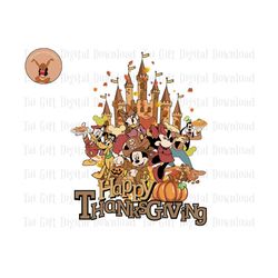 Happy Thanksgiving Svg, Mouse And Friends Autumn Leaves Svg, Pumpkin Season Svg, Happy Fall Svg, Autumn Leaf Svg, Svg Fi