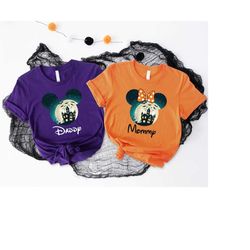 Disney Halloween Shirt,Halloween Matching Shirt,Disney Family Trip Shirt,Disney Halloween Vacation,Personalized Mickey M