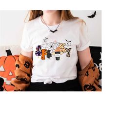 Halloween Spooky Pumpkin Spice Latte Shirt,Spooky Season Shirt,Retro Halloween Sweatshirt,Spooky Vibes Tee,Trick or Trea