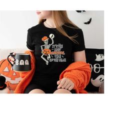 It's The Most Wonderful Time Of The Year Halloween T-shirt,Spooky Shirt,Scary Skeleton Tee,Vintage Halloween Shirt,Hallo