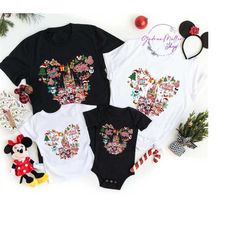 Custom Mickey Ear Christmas Shirt, Disneyland Christmas Shirt, Magic Kingdom Christmas, Disney Christmas Family Shirts,