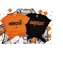 Momster and Dadcula Matching Halloween Shirts,Couples Halloween Shirts,Momster Shirt,Dadcula Shirt,Mom Halloween,Dad Hal