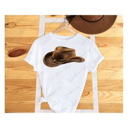 Western Cowboy Hat Sublimation png, Cowgirl, Cowboy Hat Png, Hand Drawing, Western Design, Sublimation Design Download,