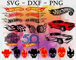 Hot Wheels SVG, Bundles Hot Wheels SVG, PNG,DXF, PDF, JPG...