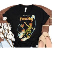 Disney Peter Pan Darling Flight Vintage Graphic Shirt, Disney Family Matching Shirt, Walt Disney World Shirt, Disneyland