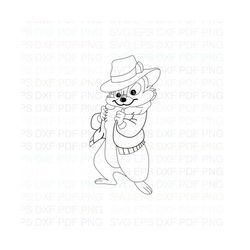 Alvin_and_the_Chipmunks_06 Outline Svg Dxf Eps Pdf Png, Cricut, Cutting file, Vector, Clipart - Instant Download