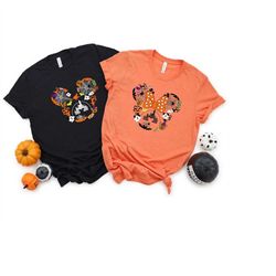 Disney Halloween Couple Shirt, Halloween T-Shirt, Coplue Halloween Shirts, Disney Halloween Shirts, Disney Couple T-shir
