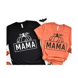 Thankful Mama SVG, Fall Svg, Distressed Pumpkin Png, Thanksgiving Mom Shirt, Svg Files For Cricut