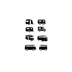 Camper car, Camper car SVG, SVG Files, Camper Van SVG, Cricut, Silhouette Cameo, ScanNCut, Svg cut files, Camper car cli