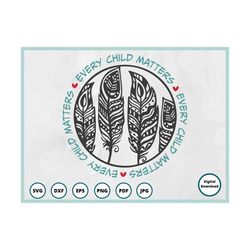 Every Child Matters SVG | Iron transfer | Orange shirt day SVG | school svg | sublimation printing png | Canada svg | fe